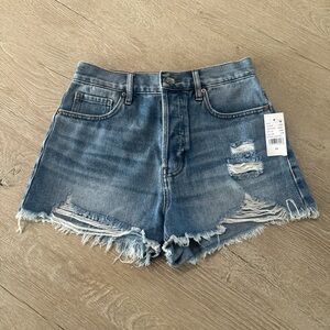 PACSUN Denim Distressed Women Shorts
